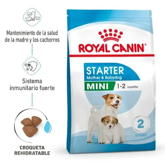 ROYAL CANIN Puppy Mini Starter Gabo y Gordo E Shop, la mejor tienda online en las Islas Canarias, España, tienda online para mascotas, perros, gatos, conejos, tortugas, animales, accesorios para mascotas en general. 
Gabo y Gordo E Shop in Canary Islands, the best store for pets, dogs, cats, rabbits, turtles, animals, pet accessories.