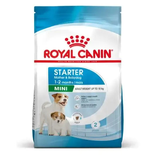 ROYAL CANIN Puppy Mini Starter Gabo y Gordo E Shop, la mejor tienda online en las Islas Canarias, España, tienda online para mascotas, perros, gatos, conejos, tortugas, animales, accesorios para mascotas en general. 
Gabo y Gordo E Shop in Canary Islands, the best store for pets, dogs, cats, rabbits, turtles, animals, pet accessories.
