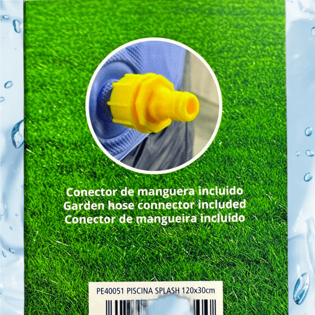 Piscina Splash con chorros para perros – diversión y frescura en verano