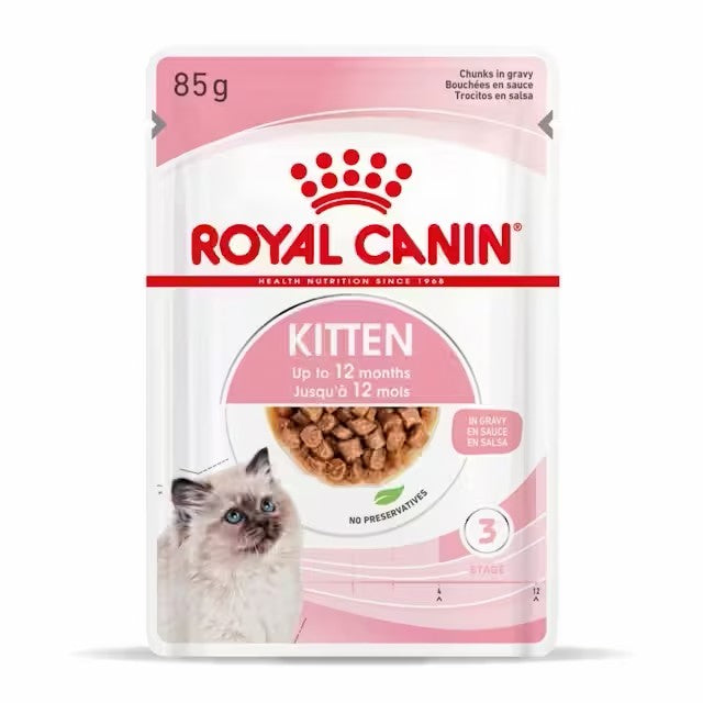 ROYAL CANIN Kitten Instinctive Gravy Pouch| Pack de 12 x 85 g para gatos Gabo y Gordo E Shop, la mejor tienda online en las Islas Canarias, España, tienda online para mascotas, perros, gatos, conejos, tortugas, animales, accesorios para mascotas en general. 
Gabo y Gordo E Shop in Canary Islands, the best store for pets, dogs, cats, rabbits, turtles, animals, pet accessories.