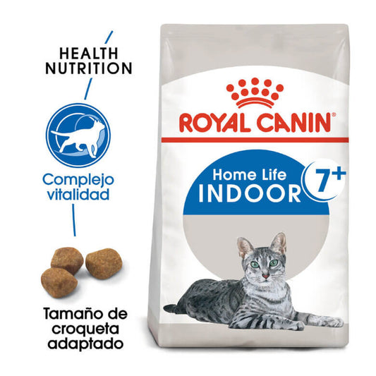 Royal Canin Indoor +7 pienso para gatos senior de interior.