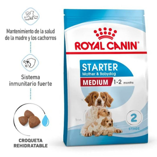 Royal Canin Medium Starter Mother & Babydog pienso cachorros Gabo y Gordo E Shop