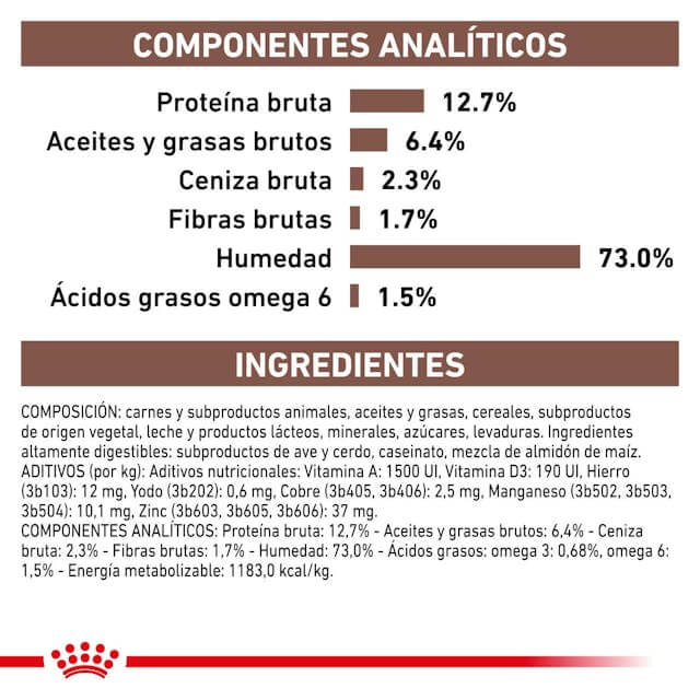 Pack de 12 latas ROYAL CANIN Recovery para perros y gatos en recuperación