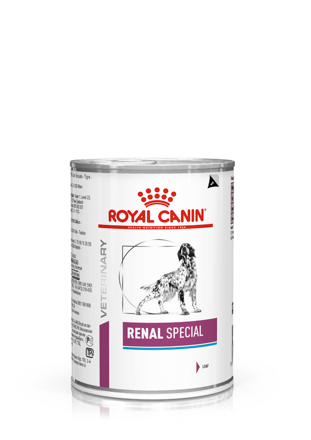 Pack de 12 latas ROYAL CANIN Renal Special Paté para perros con enfermedad renal