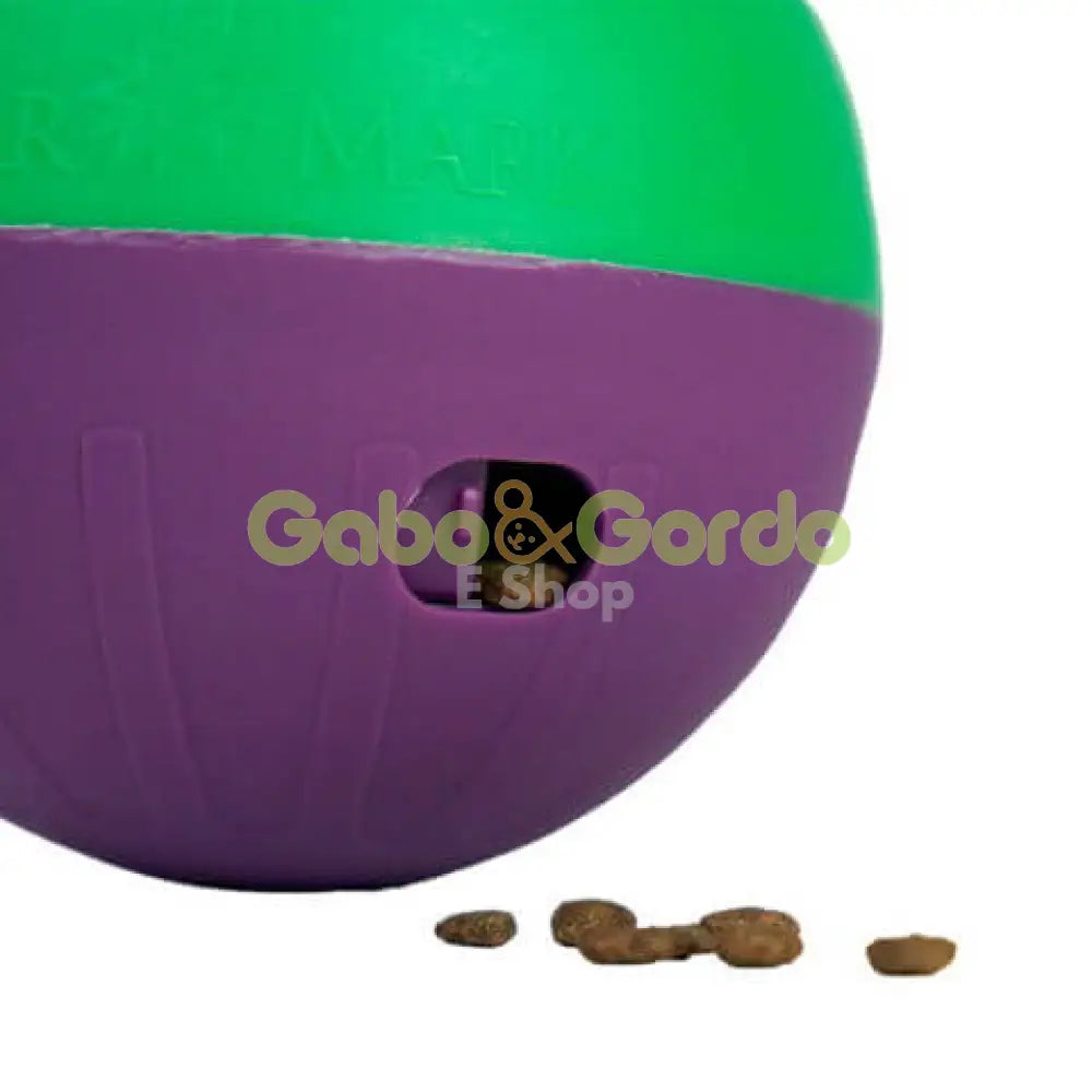 Juguete interactivo STARMARK BOB-A-LOT para perros – dispensador de alimento, estimula la mente y promueve alimentación más lenta y saludable.