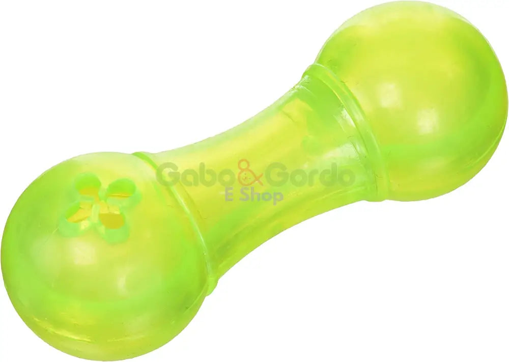 STARMARK treat dispensing SQUEAKEE | Juguete hueso dispensador de alimentos para perro