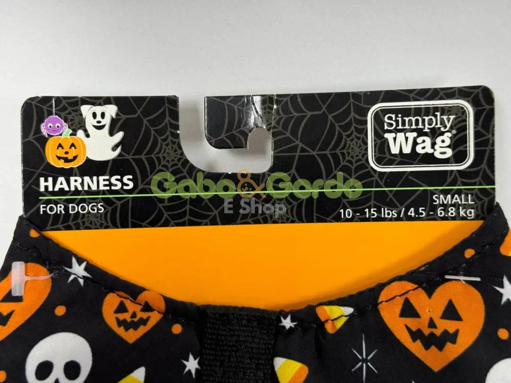 Perro pequeño con disfraz de Halloween Simply Wag – divertido, cómodo y ideal para mascotas pequeñas.