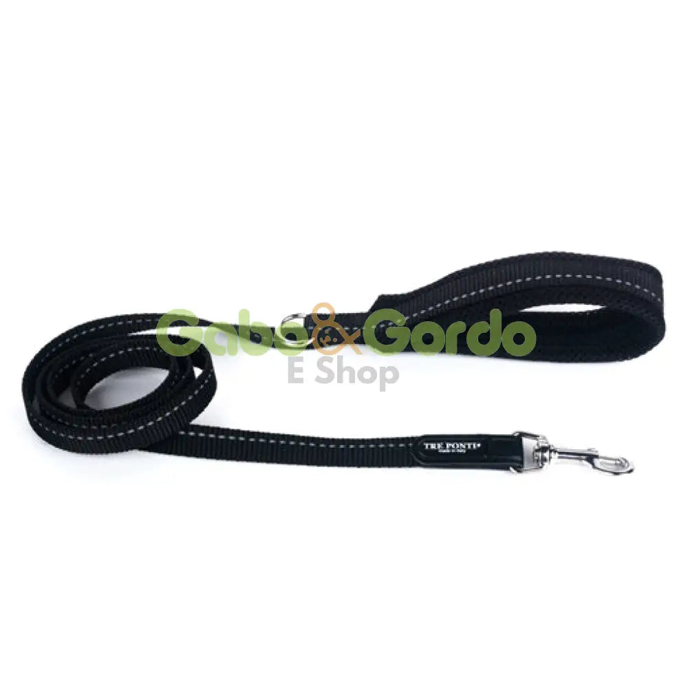 TRE PONTI CORREA NEGRA AGARRE DE MALLA NEGRA para mascotas.  Gabo y Gordo E Shop, la mejor tienda online en las Islas Canarias, España, tienda online para mascotas, perros, gatos, conejos, tortugas, animales, accesorios para mascotas en general. 
Gabo y Gordo E Shop in Canary Islands, the best store for pets, dogs, cats, rabbits, turtles, animals, pet accessories.