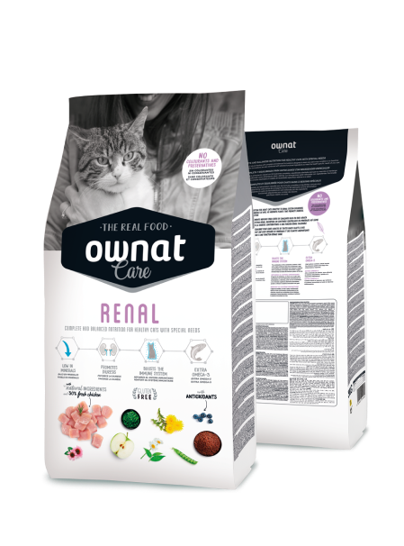 OWNAT CARE RENAL PARA GATOS - Sensibles a afecciones del sistema renal Gabo y Gordo Pet Shop en Las Palmas de Gran Canaria