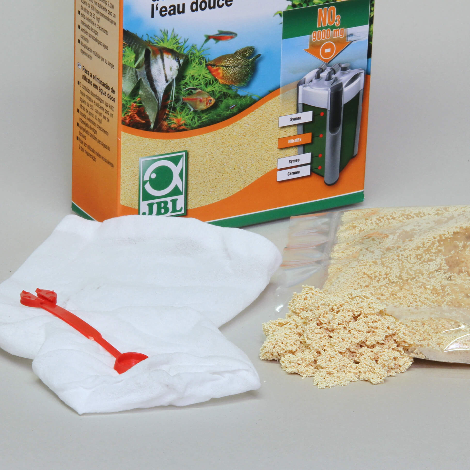 JBL NitratEx Masa filtrante para eliminar rápidamente el nitrato (NO3), que estimula la proliferación de las algas, del agua corriente y del acuario Gabo&Gordo Pet Shop en Las Palmas de Gran Canaria tienda para mascotas, perros, gatos, conejos, tortugas, animales, accesorios para mascotas
