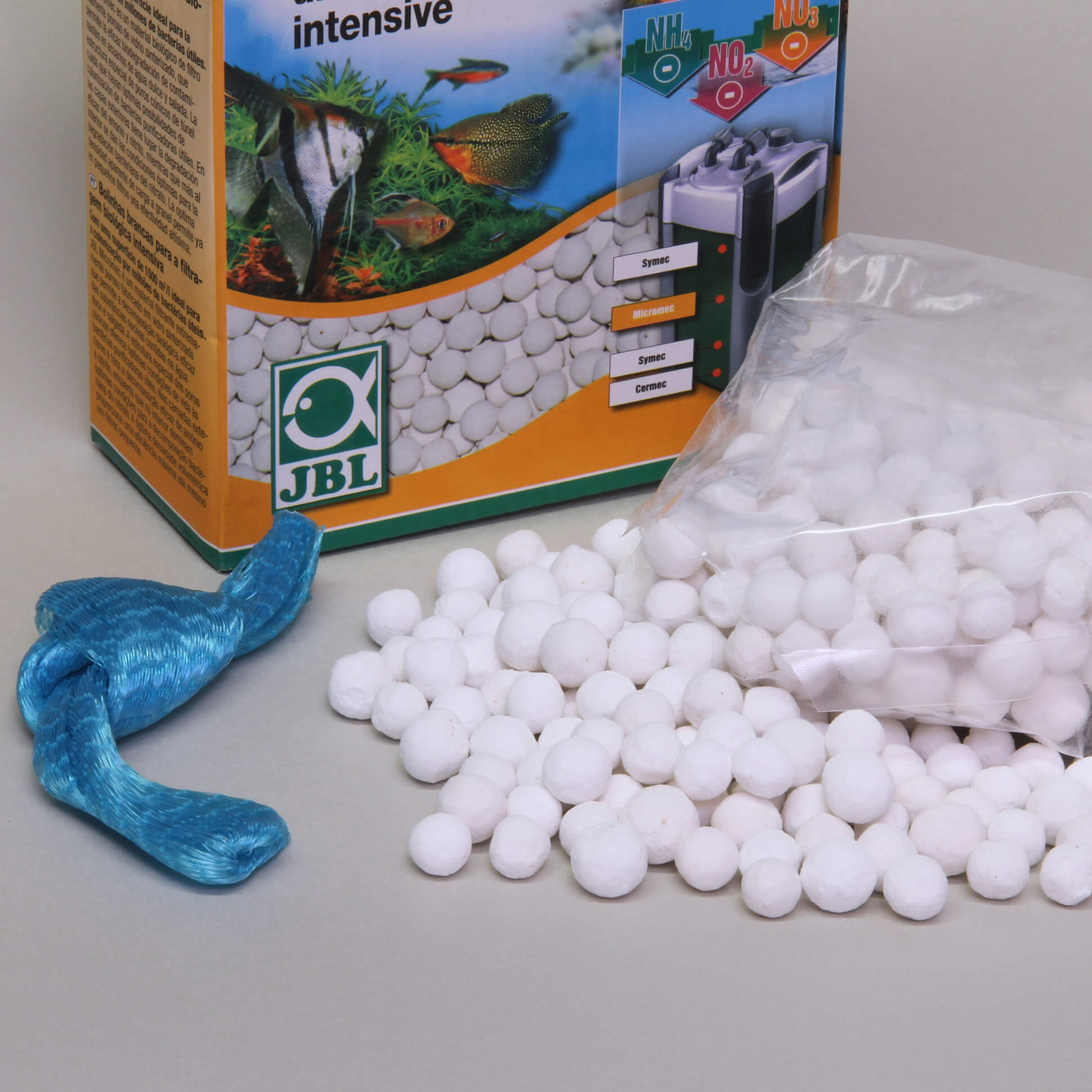 JBL Micromec Bolas biológicas de vidrio sinterizado para filtros de acuario para degradar sustancias nocivas Gabo&Gordo Pet Shop en Las Palmas de Gran Canaria tienda para mascotas, perros, gatos, conejos, tortugas, animales, accesorios para mascotas