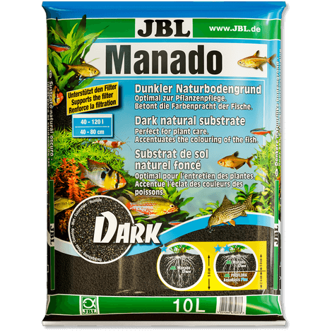 JBL Manado DARK Sustrato natural oscuro para acuarios Gabo&Gordo Pet Shop en Las Palmas de Gran Canaria tienda para mascotas, perros, gatos, conejos, tortugas, animales, accesorios para mascotas