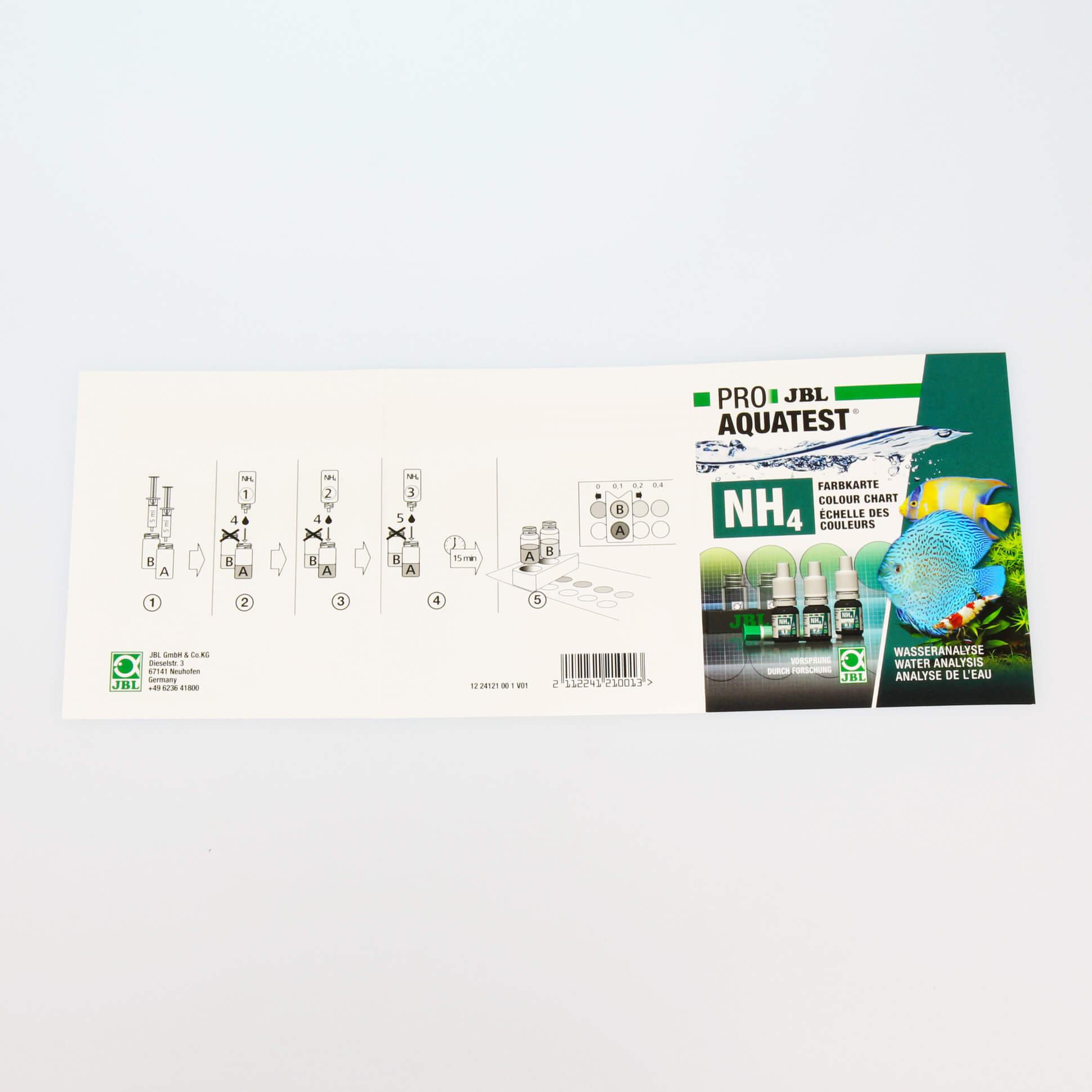 JBL TEST NH4 AMONIO PROAQUA Gabo&Gordo Pet Shop en Las Palmas de Gran Canaria tienda para mascotas, perros, gatos, conejos, tortugas, animales, accesorios para mascotas