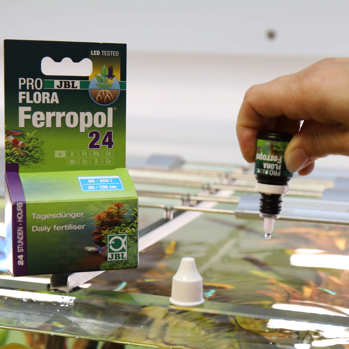 JBL PROFLORA Ferropol 24 Fertilizante diario para las plantas para acuarios de agua dulce Gabo&Gordo Pet Shop en Las Palmas de Gran Canaria tienda para mascotas, perros, gatos, conejos, tortugas, animales, accesorios para mascotas