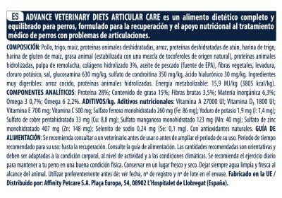 Pienso ADVANCE ARTICULAR en Las Palmas de Gran Canaria