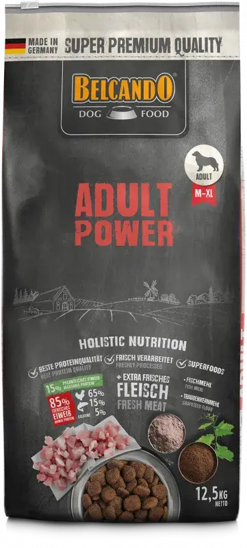 BELCANDO Adult Power | Pienso para perros y perras de cría activos Gabo&Gordo Pet Shop en Las Palmas de Gran Canaria tienda para mascotas, perros, gatos, conejos, tortugas, animales, accesorios para mascotas