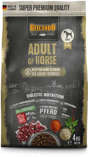 BELCANDO ADULT GF HORSE | Pienso para perro adulto sin cereales Gabo&Gordo Pet Shop en Las Palmas de Gran Canaria tienda para mascotas, perros, gatos, conejos, tortugas, animales, accesorios para mascotas