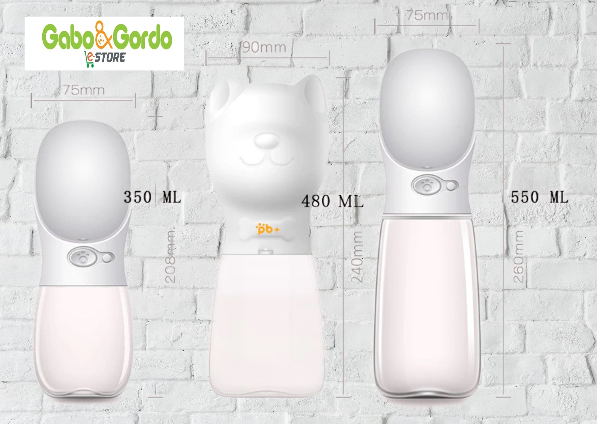 BOTELLA ANTI DERRAME PARA PERROS Y GATOS Gabo&Gordo Pet Shop en Las Palmas de Gran Canaria tienda para mascotas, perros, gatos, conejos, tortugas, animales, accesorios para mascotas