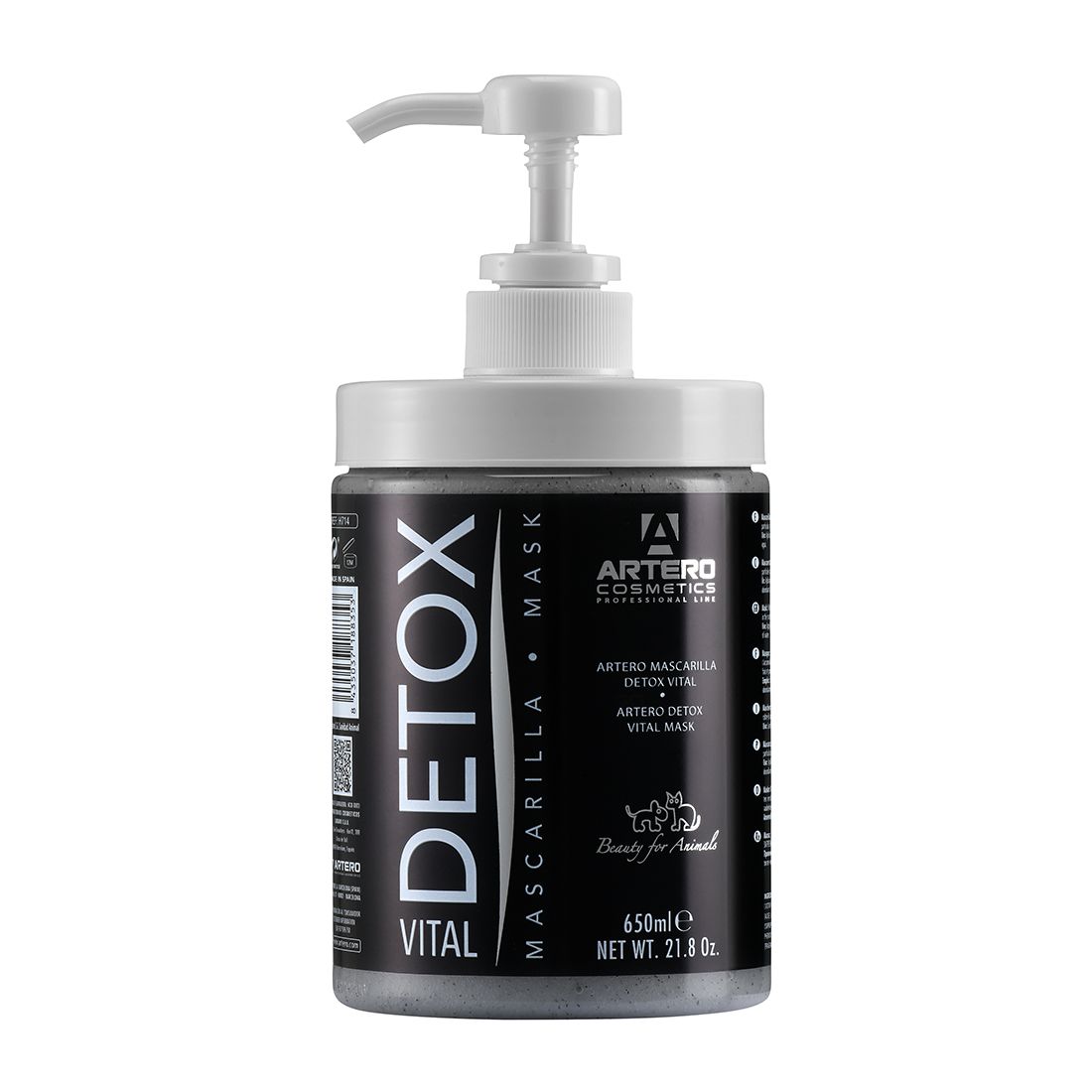 Artero Mascarilla Detox Carbón Activo 650Ml en Gabo&Gordo Pet Shop en Las Palmas de Gran Canaria tienda para mascotas, perros, gatos, conejos, tortugas, animales