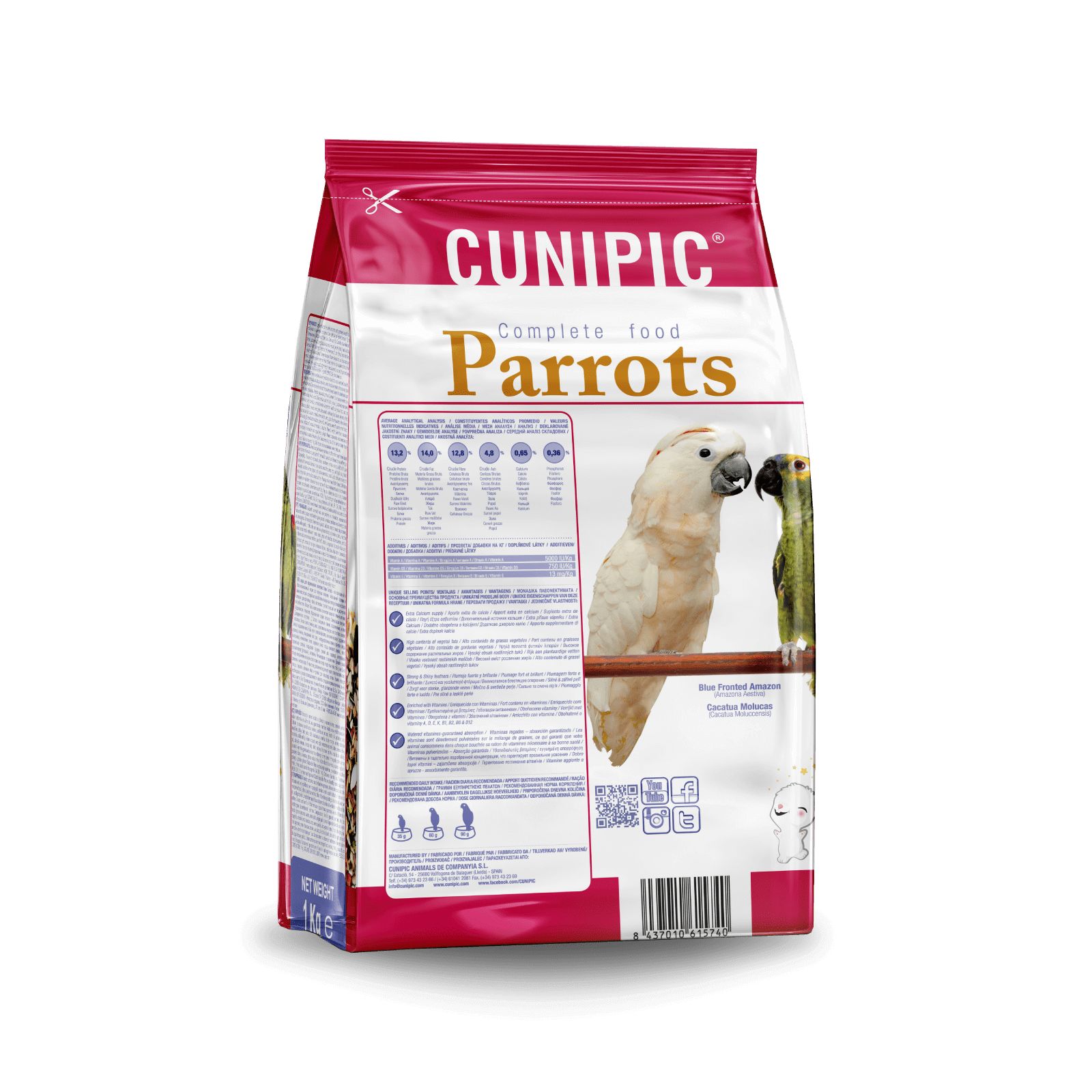 CUNIPIC LOVE BIRDS Loros 1 kg