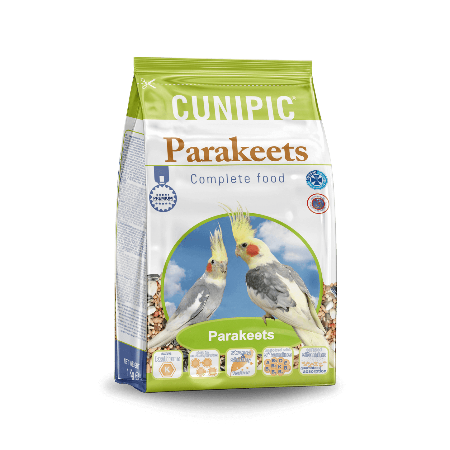 CUNIPIC LOVE BIRDS Ninfas 3 kg Gabo&Gordo Pet Shop en Las Palmas de Gran Canaria tienda para mascotas, perros, gatos, conejos, tortugas, animales, accesorios para mascotas