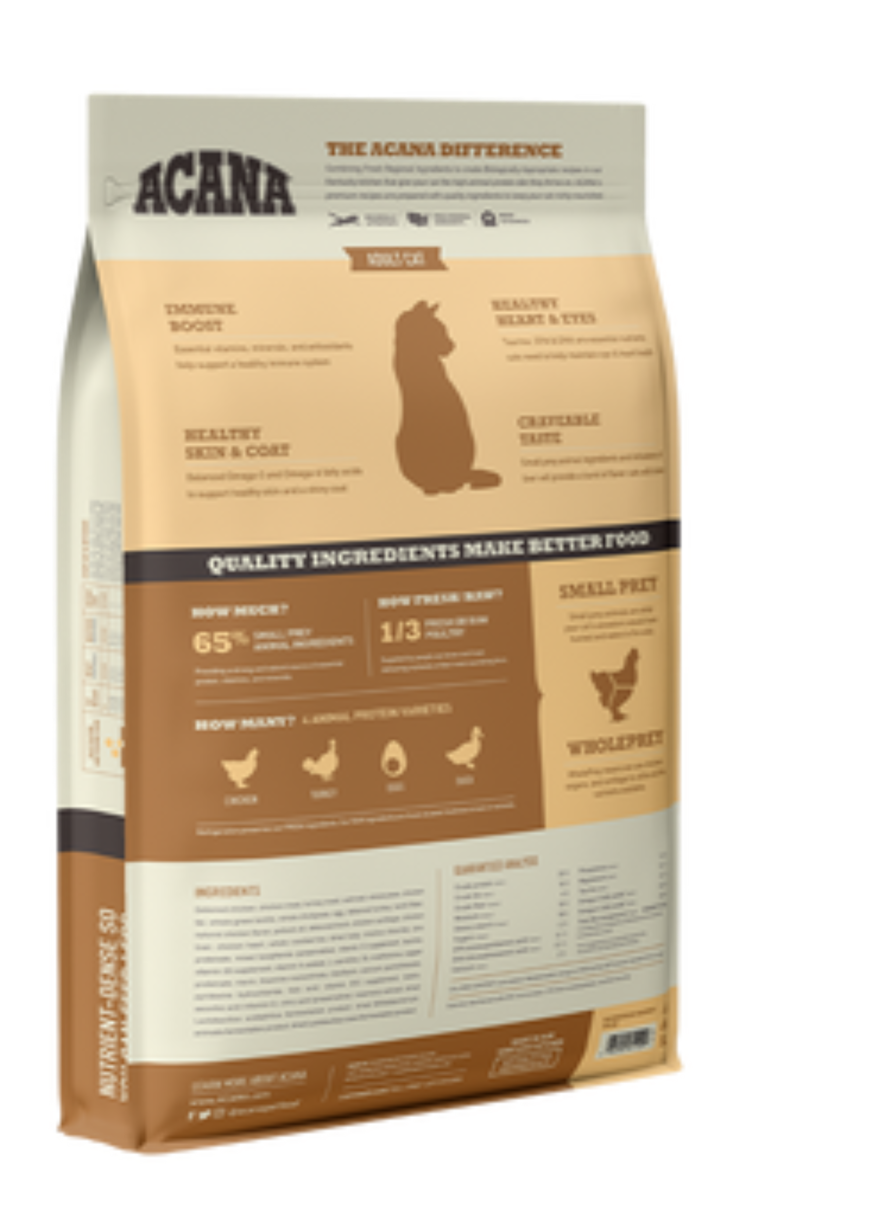 ACANA Homestead Harvest pienso natural sin cereales para gatos con pollo y pavo fresco