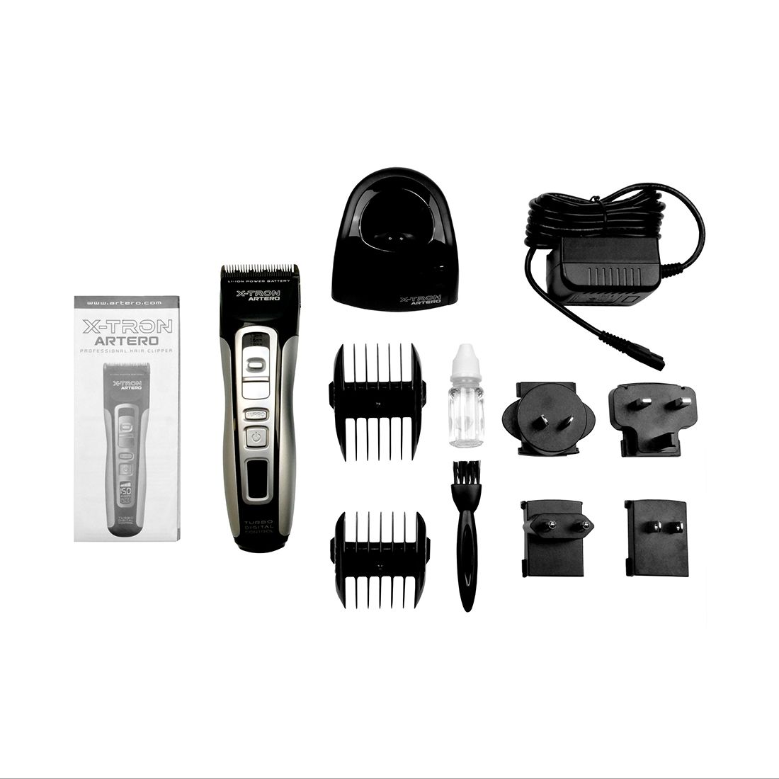 Máquina de corte Artero X-Tron para perros y gatos, profesional, inalámbrica y con pantalla LCD – disponible en Gabo y Gordo E Shop, Gran Canaria y España.