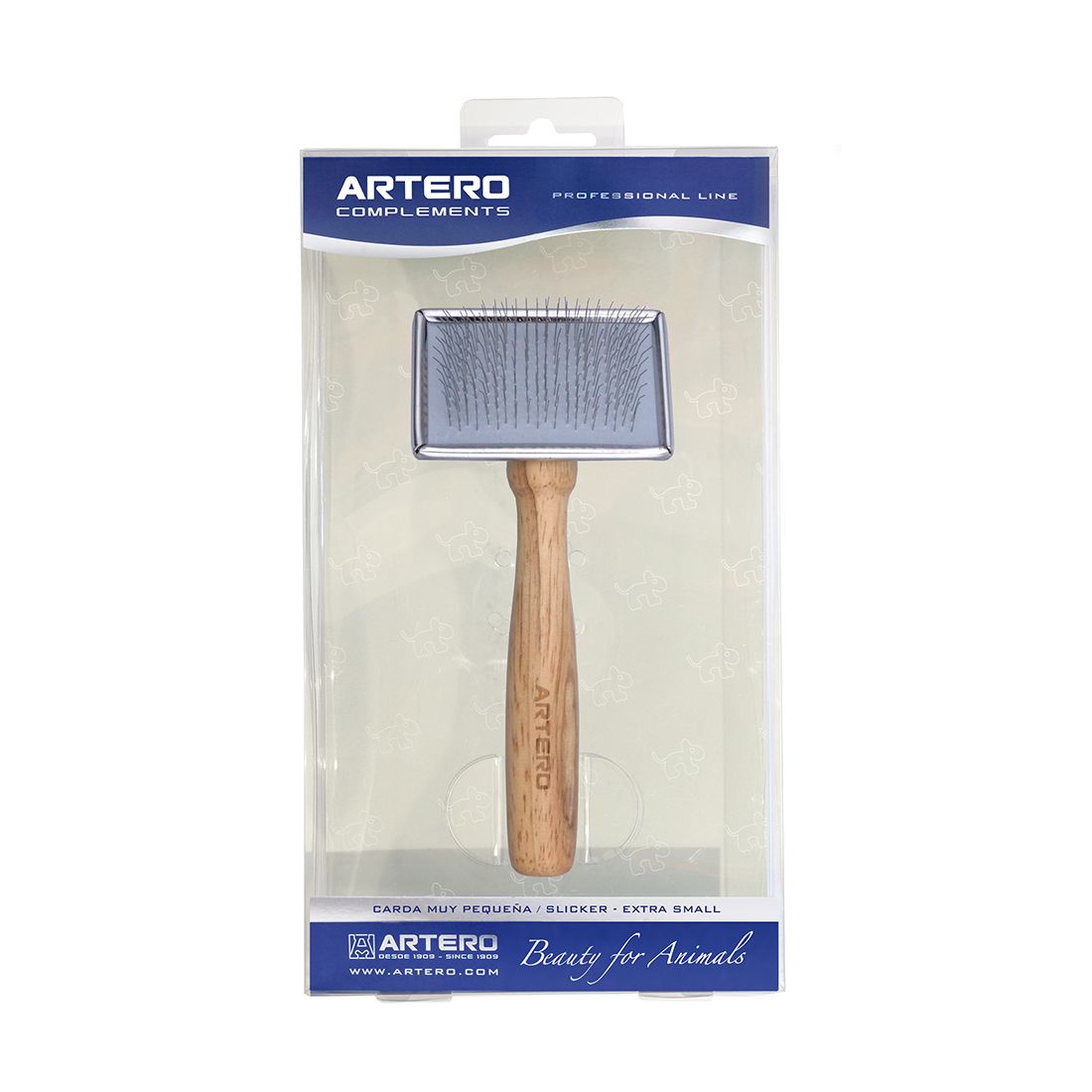 Artero Slicker Muy Pequeño 4,5 x 6 cm carda para cachorros y perros mini en Gran Canaria y España