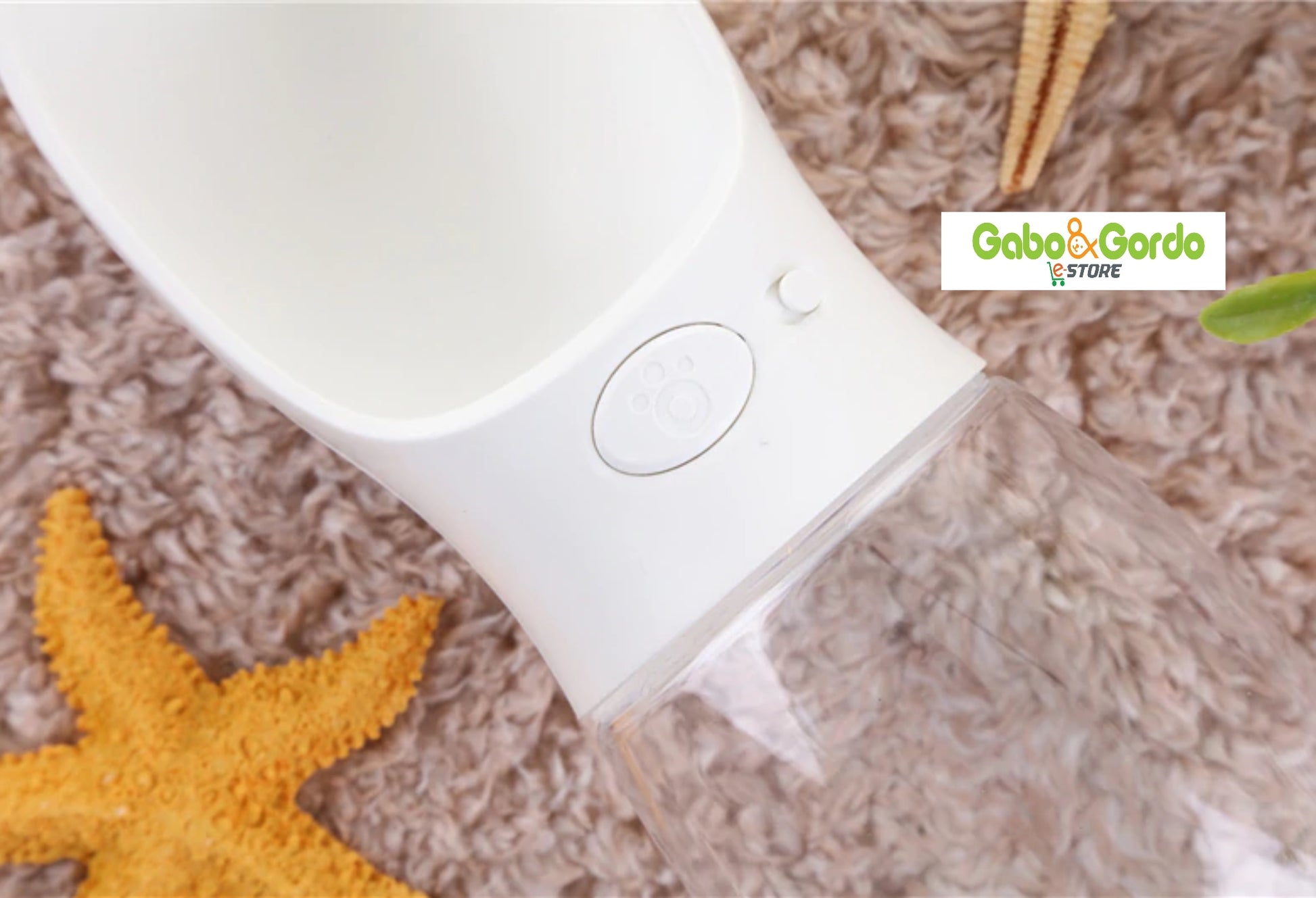 Botella antiderrame portátil para perros y gatos 550 ml color elegante