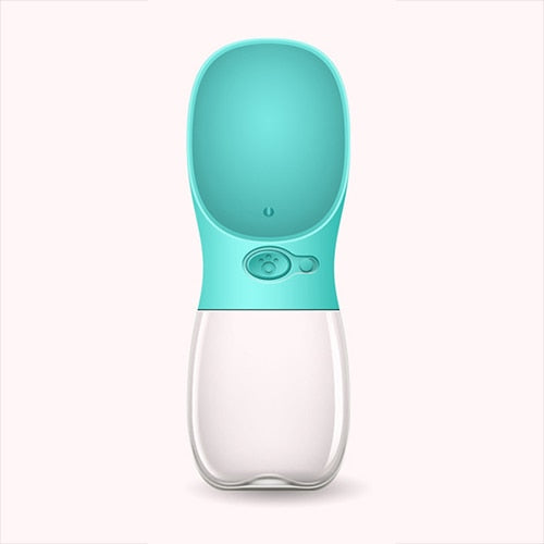 Botella antiderrame portátil para perros y gatos 550 ml color elegante