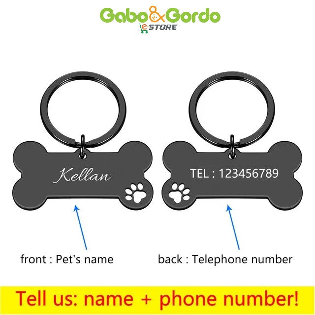 PLACA DE IDENTIFICACIÓN CON GRABADO GRATIS
