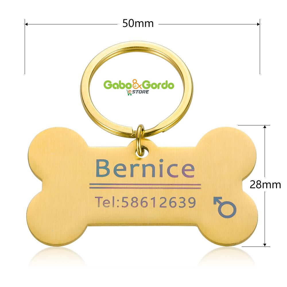 PLACA DE IDENTIFICACIÓN CON GRABADO GRATIS