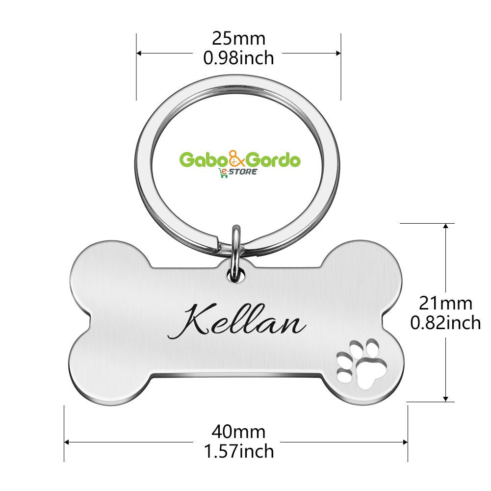 PLACA DE IDENTIFICACIÓN CON GRABADO GRATIS