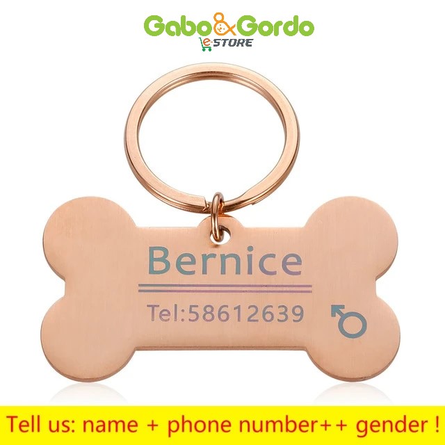 PLACA DE IDENTIFICACIÓN CON GRABADO GRATIS