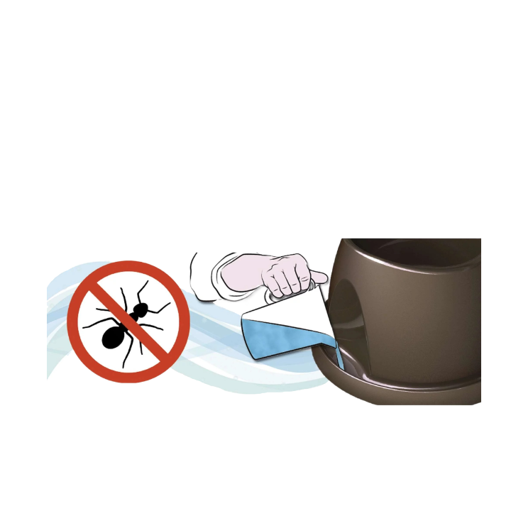 Comedero Adagio anti hormigas alto y pequeño para perros con orejas largas GP