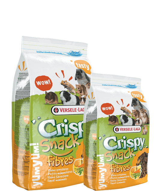 VERSELE LAGA Crispy Snack Fibres | Alimento crispy snack de fibras para conejos, cobayas, chinchillas, degús