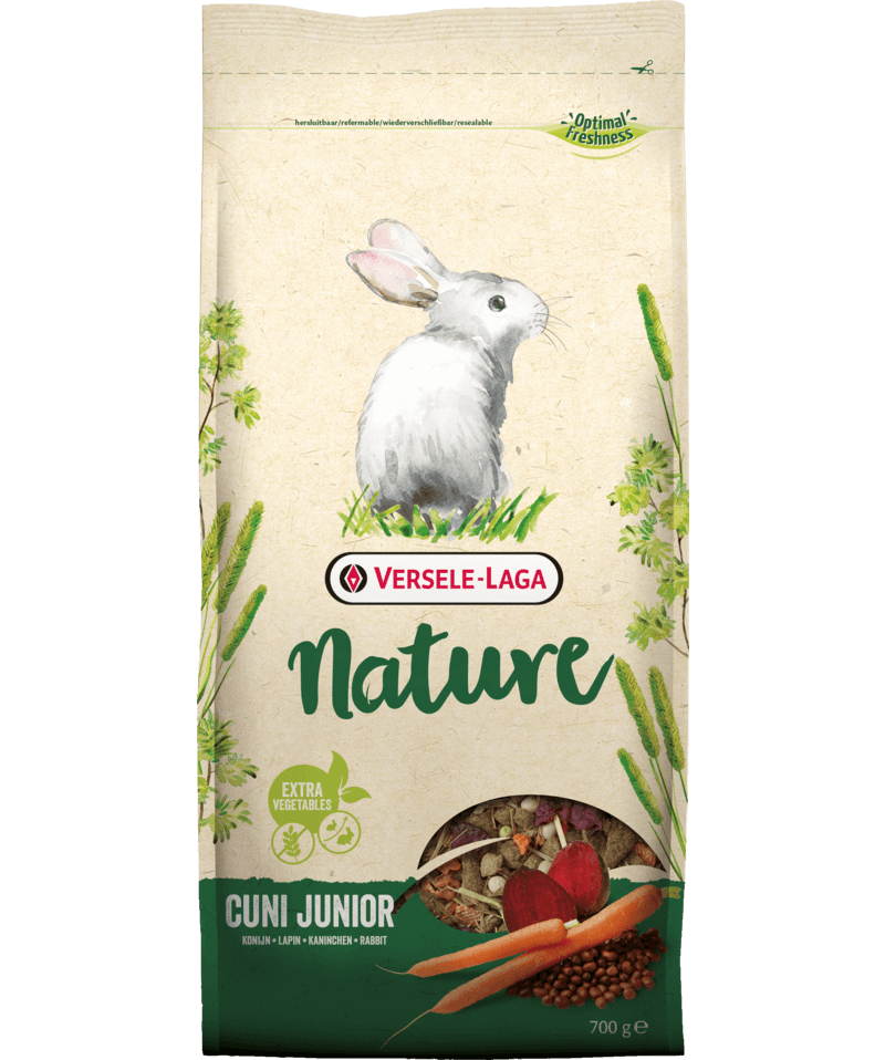 VERSELE LAGA NATURE CUNI JUNIOR/ Alimento natural para conejos de 0 a 8 meses
