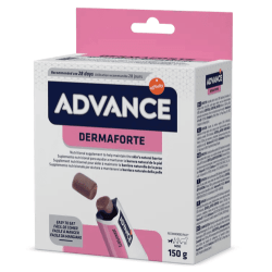 suplemento snack ADVANCE DERMAFORTE 150 g Gabo y Gordo E Shop, la mejor tienda online en las Islas Canarias, España, tienda online para mascotas, perros, gatos, conejos, tortugas, animales, accesorios para mascotas en general. 
Gabo y Gordo E Shop in Canary Islands, the best store for pets, dogs, cats, rabbits, turtles, animals, pet accessories.
