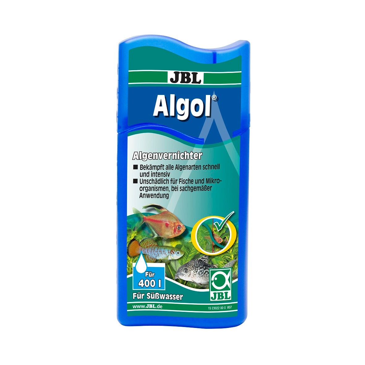 JBL Algol 100 ml antialgas para acuarios de agua dulce seguro para peces y plantas