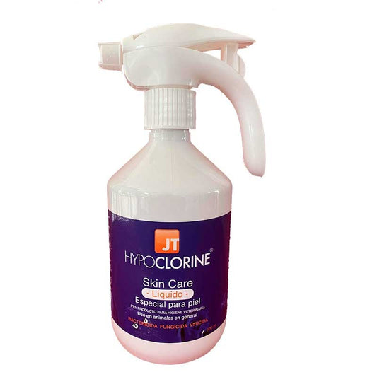 Spray JT Hypoclorine Skin Care 500 ml para desinfección de piel en perros y gatos