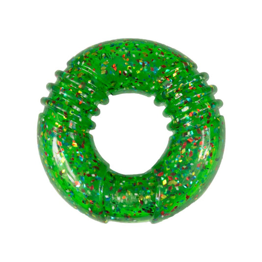 Juguete KONG Confetti Squeez anillo con sonido para perros talla M