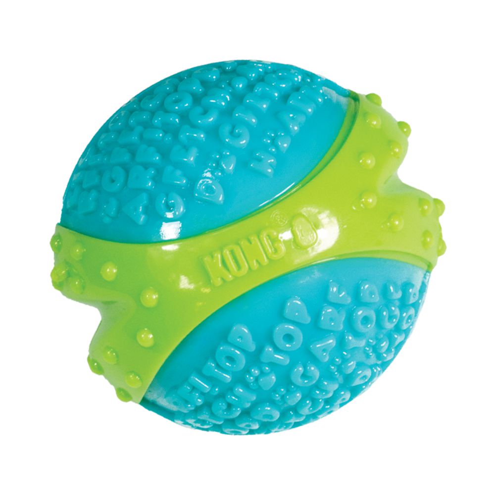 Pelota KONG CoreStrength para perros con núcleo reforzado y relieve texturizado
