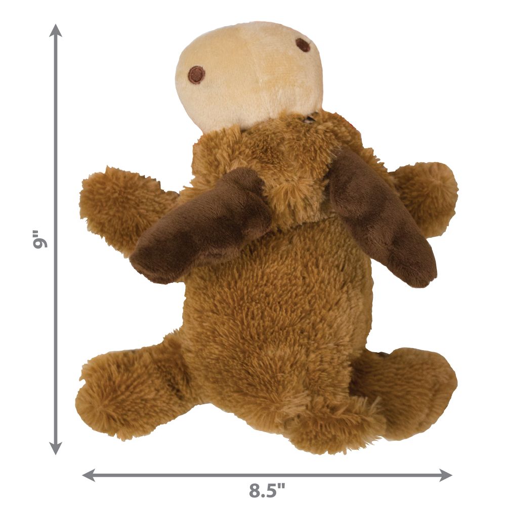 KONG Cozie Marvin Moose peluche XL para perros con chirriador