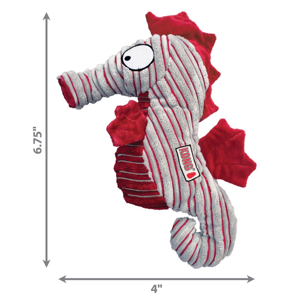 Peluche KONG Cuteseas Caballito de Mar para perros con sonido