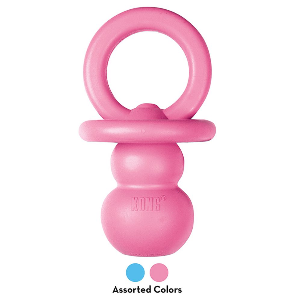 KONG Puppy Binkie chupete para cachorros rosa o azul