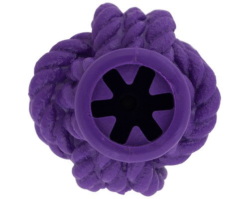 KONG Widgets Braidy Ball pelota de nudo rellenable y flotante para perros