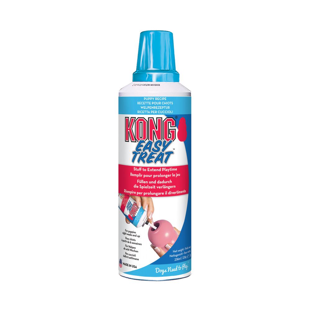 KONG PASTA CACHORROS 236 ml / Easy Treat Puppy 236 ml. Gabo y Gordo Pet Shop, tienda online en las Islas Canarias, España, tienda online para mascotas, perros, gatos, conejos, tortugas, animales, accesorios para mascotas en general.