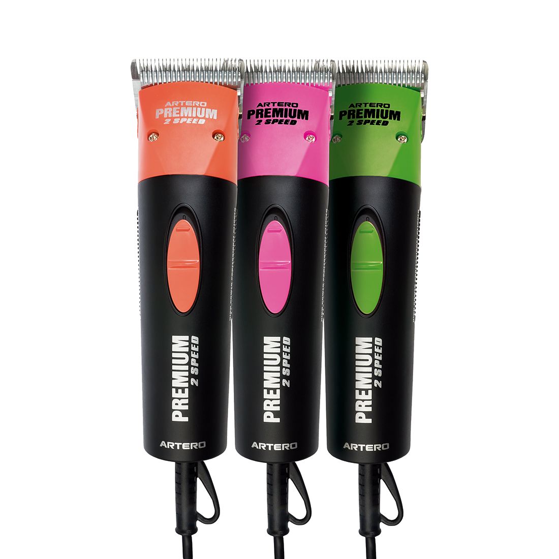 Máquina de peluquería profesional Artero Premium Naranja tipo A5 con dos velocidades