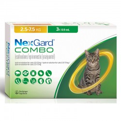 Nexgard Combo de 3 pipetas | Antiparasitario para gatos en Gabo&Gordo Pet Shop en Las Palmas de Gran Canaria tienda para mascotas, perros, gatos, conejos, tortugas, animales