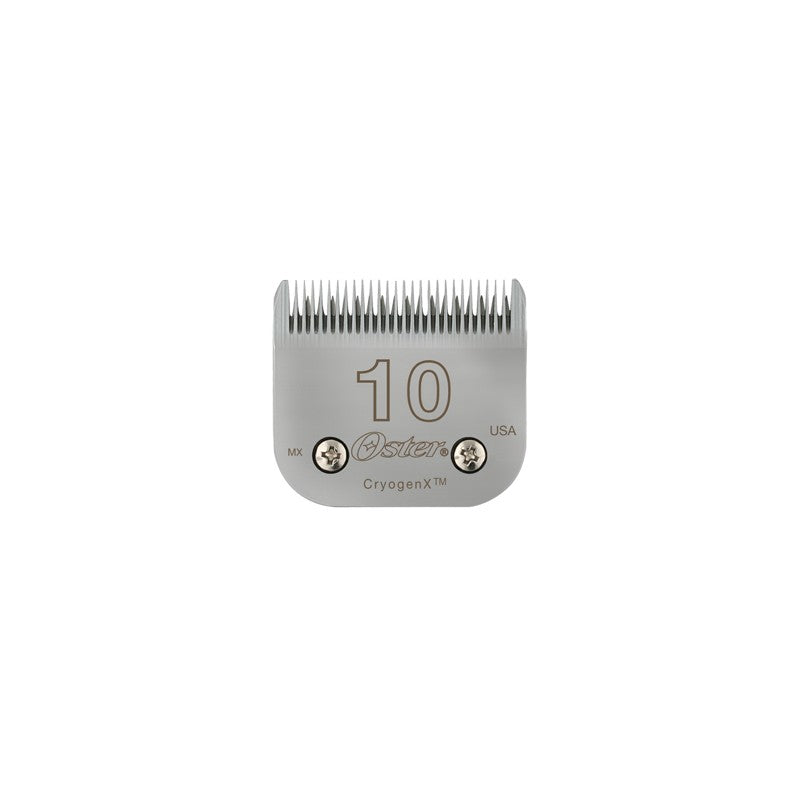 Cuchilla Oster 80 Nº10 de 1,5 mm para corte corto profesional en perros y gatos